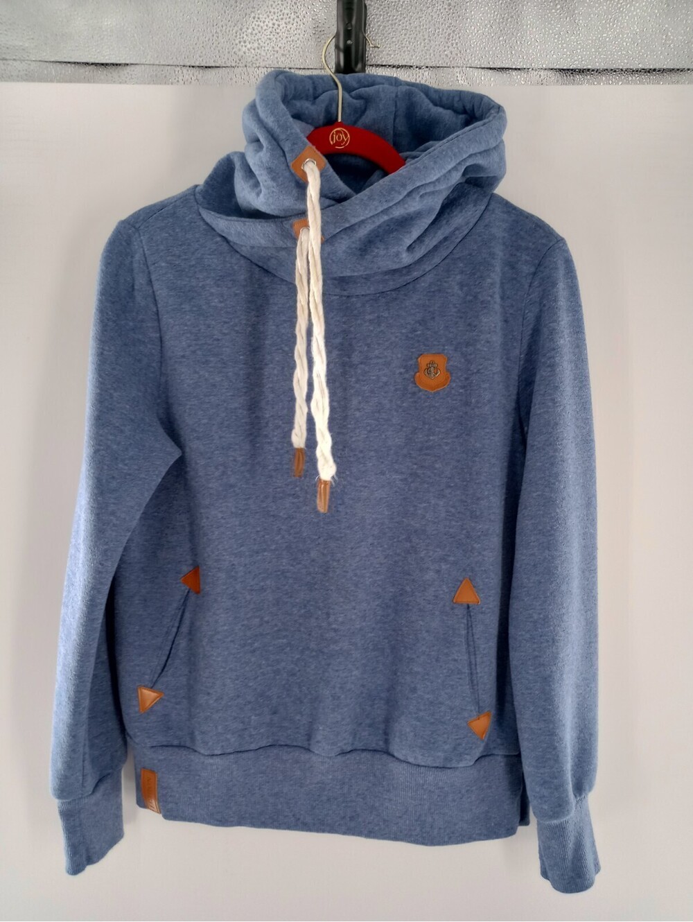 Zanzea Women's Sweatshirt Hooded Nautical L Blue 007